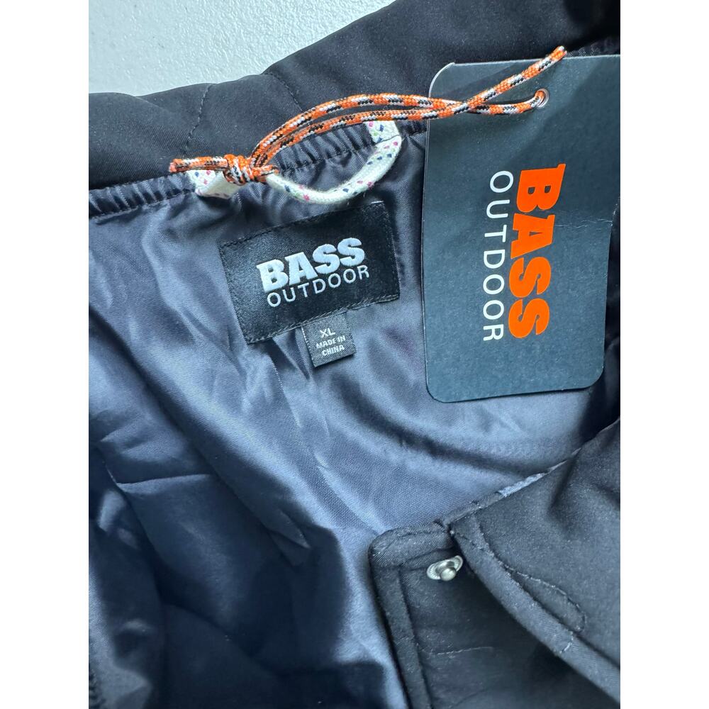 BASS OUTDOOR Women's Quilted Long-Sleeve Jacket BLACK NWT SIZE XL - Picture 8 of 11